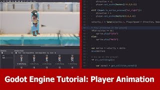 Godot Engine Tutorial  Player Animation [upl. by Watt]