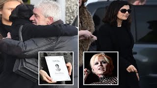 Cranberries bandmates attend Dolores ORiordans funeral as family say goodbye  News 247 [upl. by Honan]