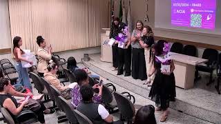 Palestra sobre Empreendedorismo Feminino 03122024 [upl. by Adlesirc]