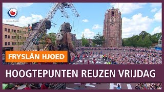 De Reuzen van Royal De Luxe in Leeuwarden vrijdagochtend [upl. by Pasol997]