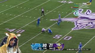 FlightReacts Lions vs Vikings 2023 Week 16 Highlights [upl. by Haiacim]