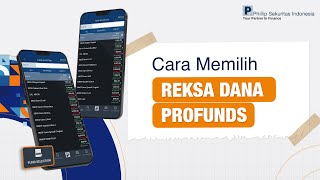 Cara Memilih Reksa Dana ProFunds Pada POEMS ID [upl. by Rats494]