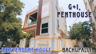 Brand New Independent House For Sale In Bachupally Hyderabad [upl. by Icnan934]