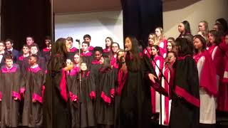 Longmeadow High School’s Super Chorus performing a medley from Hamilton [upl. by Nnaassilem102]