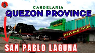 CANDELARIA QUEZON PROVINCE TO SAN PABLO LAGUNA  DRIVING TOUR [upl. by Reve]