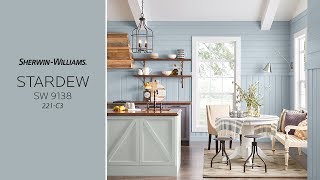 August 2017 Color of the Month Stardew  SherwinWilliams [upl. by Zinn]