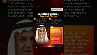 Ini Cara Hentikan Israel Invasi Gaza Menurut Pangeran Arab Saudi [upl. by Ellenet]