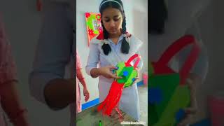 How to make paper Lamp craft deeps trendshorts [upl. by Rimaa198]