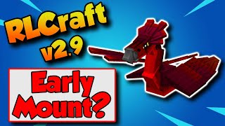 RLCraft 29 Amphithere Taming 🐦 Early Flying Mount In RLCraft 29 [upl. by Milas]