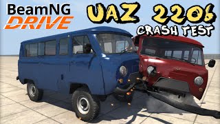 BeamNG DRIVE mod UAZ 2206 SUV [upl. by Annaeel896]