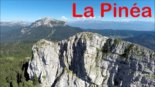 Randonnée de la Pinéa 1771m dans le massif de la Chartreuse vues aériennes [upl. by Schnabel]