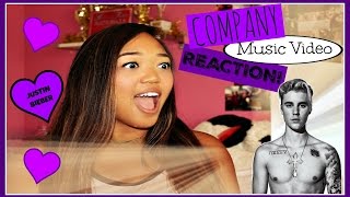 Justin Bieber Company Music Video Reaction [upl. by Nylrebma]