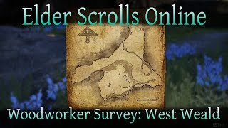 Woodworker Survey West Weald Elder Scrolls Online ESO [upl. by Hump872]