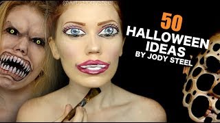 50 HALLOWEEN MAKEUPCOSTUME IDEAS by Jo Steel [upl. by Ahtel]