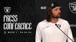 Gardner Minshew and Christian Wilkins Presser  9424  Raiders  NFL [upl. by Amadeus]