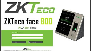 ZKTeco uFace 800  Multibiometric identification Time Attendance Access Control [upl. by Paul]