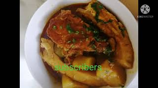 How to make Fish with Courgette curry recipeFish with courgette curry [upl. by Armbrecht937]