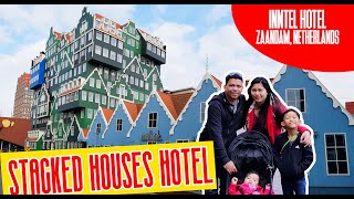 Unique Hotels STACKED HOUSES HOTEL Inntel Hotel in Zaandam Netherlands  TourYes Family Travels [upl. by Noteloc]