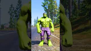 GTA V Avengers Stronger Challenge who stronger 😲 shortsfeed [upl. by Takashi392]