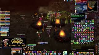 Sulfuron Harbinger SoD Molten Core Heat Level 3 Warlock WoWClassic SeasonOfDiscovery [upl. by Meli846]