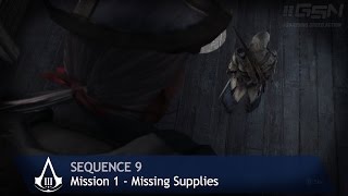 Assassins Creed 3  Sequence 9  Mission 1  Missing Supplies 100 Sync [upl. by Nagy]