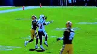 Packer Donald Driver Collision with Charger [upl. by Slocum6]