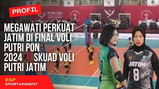 Megawati Perkuat Jawa Timur di Final Pon 2024❗Skuad Voli Putri Jawa Timur PON 2024❗Siapa Sajakah❓ [upl. by Akcimat]