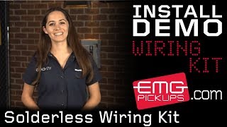 Solderless wiring kit installation with Monique on EMGtv [upl. by Putnam]