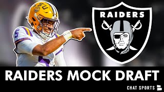 Las Vegas Raiders Mock Draft At Pick 6 Full 7 Round 2024 NFL Mock Draft Simulator On PFF [upl. by Keithley]