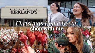 NEW CHRISTMAS DECOR SHOP WITH ME 🎄✨ Kirklands amp Hobby Lobby  Holiday 2024 [upl. by Eimiaj]