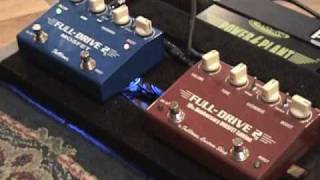 Fulltone Fulldrive 2 MOSFET vs Anniversary Mosfet guitar effects pedal shootout demo [upl. by Ynolem604]