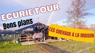 ÉCURIE TOUR mes écuries à la maison je vous présente tout 🐎🐎 [upl. by Sivet805]