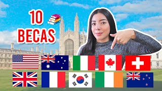 10 BECAS PARA ESTUDIAR EN EL EXTRANJERO si eres latino  Pregrado y posgrado [upl. by Holland536]