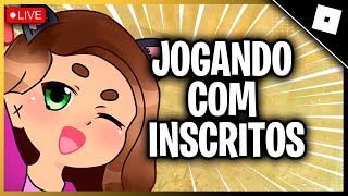 🔴LIVE TESTE JOGANDO ROBLOX COM INSCRITOS [upl. by Chirlin845]