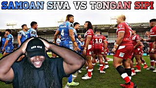 Football Player React To Unmissable Samoan Siva Tau v Tongan Sipi Tau at Rugby League World Cup 2021 [upl. by Hinkle632]