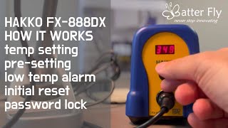 How it works the HAKKO FX888DX Soldering Station [upl. by Eoj264]