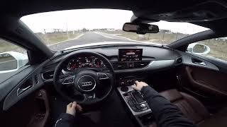 Audi A6 C7 30 BITDI Sline 2012 Saloon POV Drive [upl. by Bil]