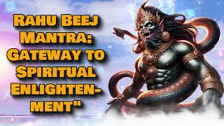 Rahu Beej Mantra Gateway to Spiritual Enlightenmentquot [upl. by Ahsiniuq502]