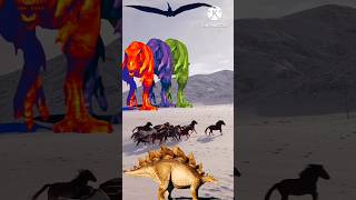 Dinosaur trex chase part932youtubeshorts dinosaur vfx jurassicworld jurassicpark shorts cat [upl. by Enialedam]