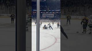 Mark Kastelic Throws Down Robert Bortuzzo Twice in One Night bruinsnation bruins bostonbruins [upl. by Lesna723]