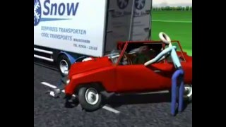 Car accident 3D animation [upl. by Hubey889]