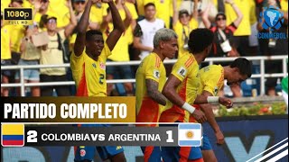 🟡 CAYÓ ARGENTINA 😳 COLOMBIA VENCE A LOS ARGENTINOS ELIMINATORIAS CONMEBOL  simulation🎮 [upl. by Julieta351]