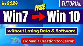 in 2024 Upgrade Windows 7 to Windows 10 without Losing Data amp App [upl. by Jung846]