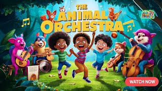 🎵 The Animal Orchestra  Fun 3D Kids Animation  Watch amp Subscribe for More Magical Music [upl. by Adao]