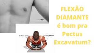 Flexão diamante ajuda a melhorar o pectus Excavatum peito escavado [upl. by Wassyngton]