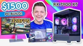 Best 1500 Gaming PC Build 2024 😄 Full Build Guide amp Benchmarks  ft RX 7900 XT [upl. by Reynard259]