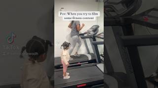 Working out with a toddler shorts funny workout comedy fitnessmotivation fitness funnymoment [upl. by Ellenuahs94]