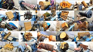 Woodturning  24 Most Viewed Woodturning Videos Of ALL TIME [upl. by Teloiv]