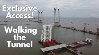 The Epic ShenzhenZhongshan Link Bridge and Tunnel Project with Walkabout Rojo [upl. by Dowlen]