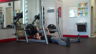 Big Triceps Big Bench  Rack Lockouts [upl. by Foscalina]